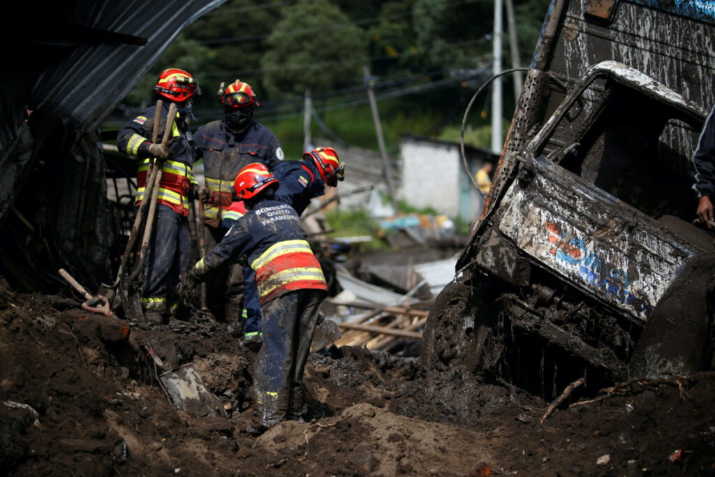 Ecuador Quito landslide