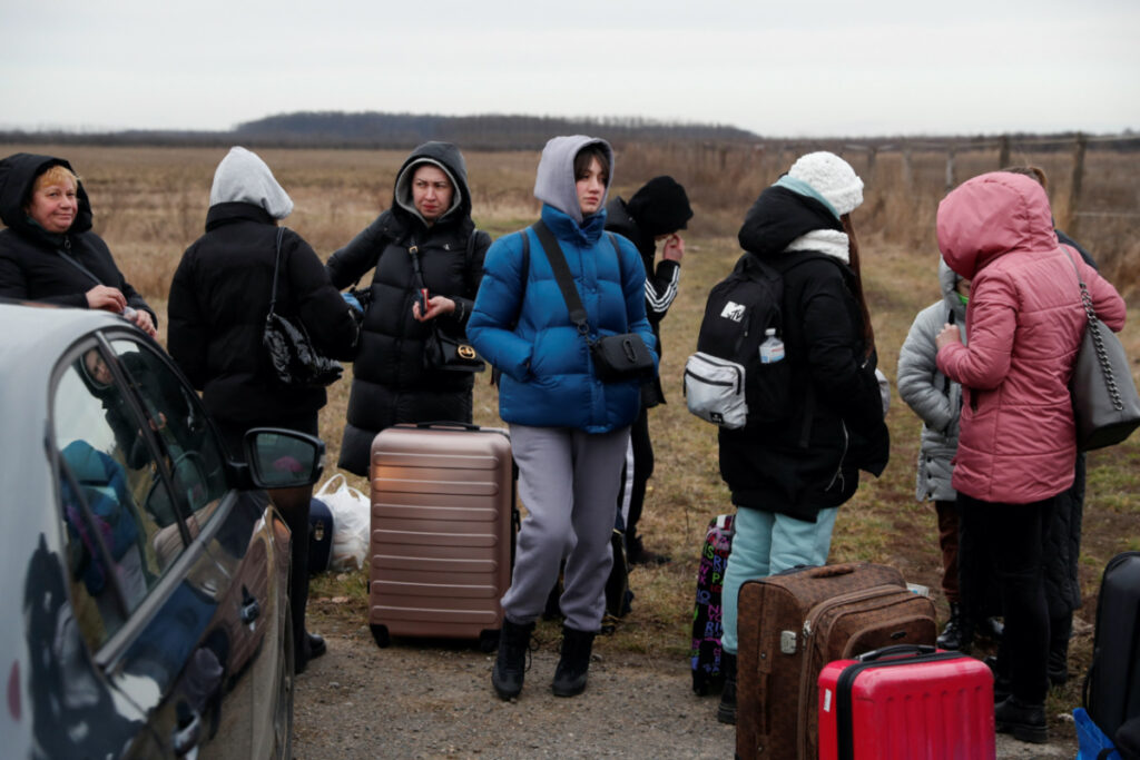 Hungary Beregsurany displaced people