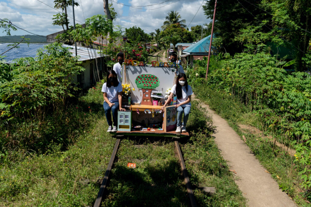 Philippines Tagkawayan trolley school1