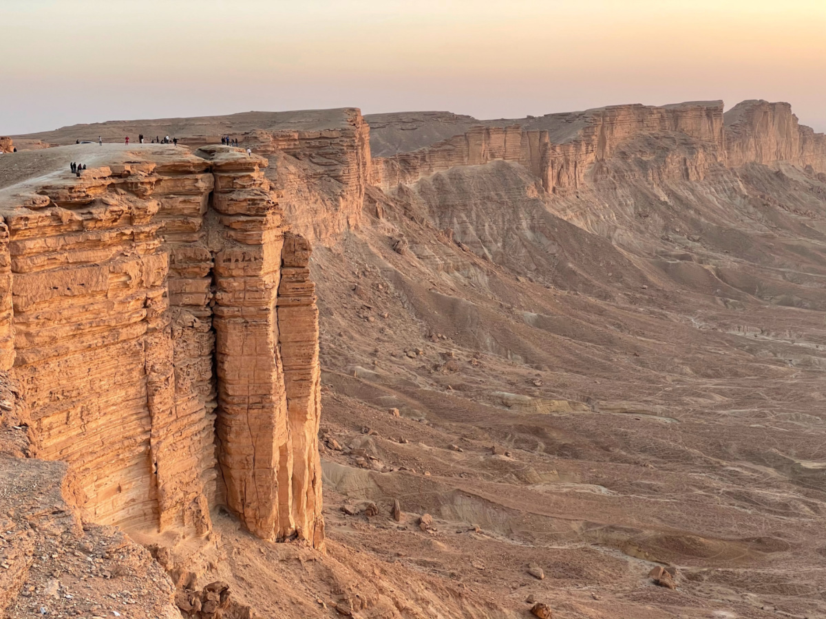 Saudi Arabia cliffs