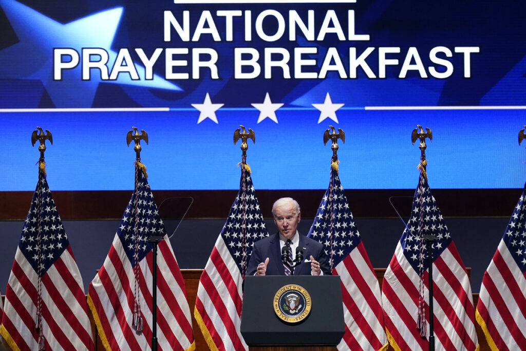 US National Prayer Breakfast Joe Biden
