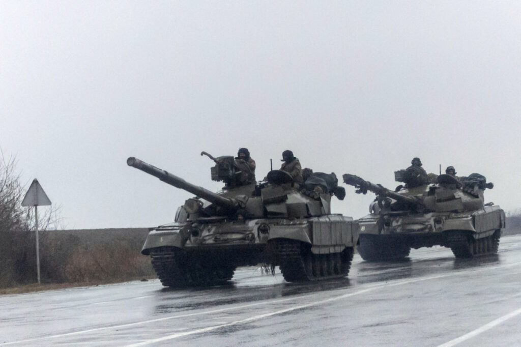 Ukraine Mariupol tanks