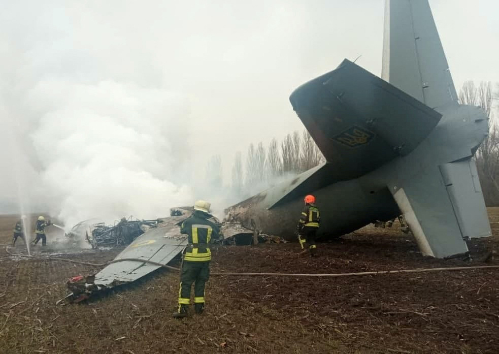 Ukraine aircraft shot down