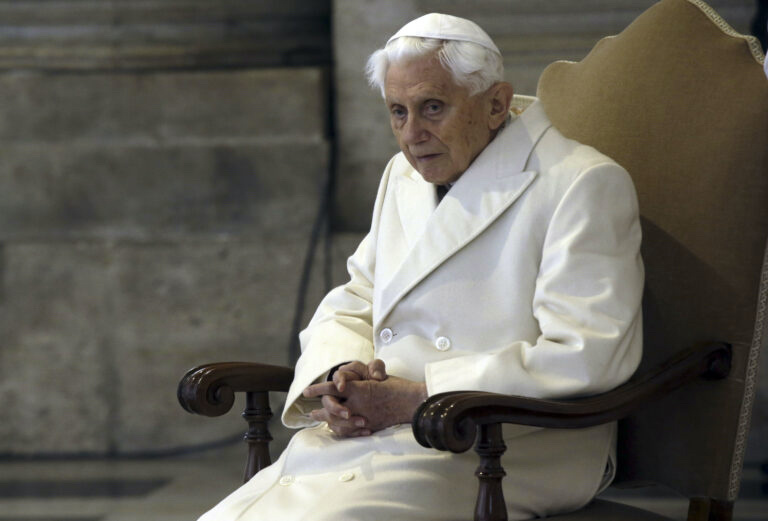Vatican Pope Emeritus Benedict XVI Dec 2015