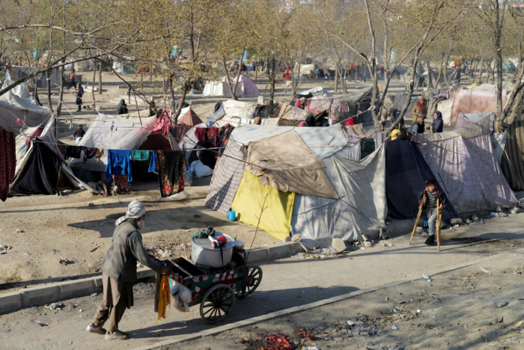 Afghanistan Kabul Sarai Shamali IDP camp