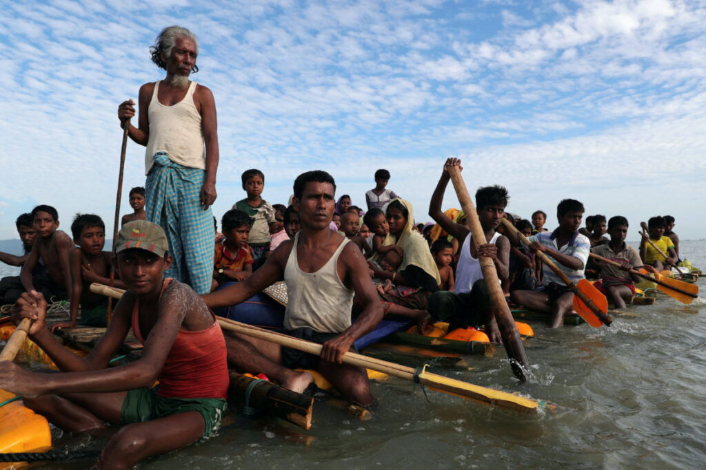 Bangladesh Naf River Rohingya refugees