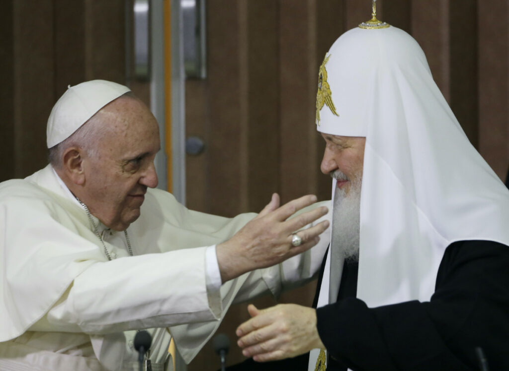Cuba Pope Francis and Russian Orthodox Patriarch Kirill