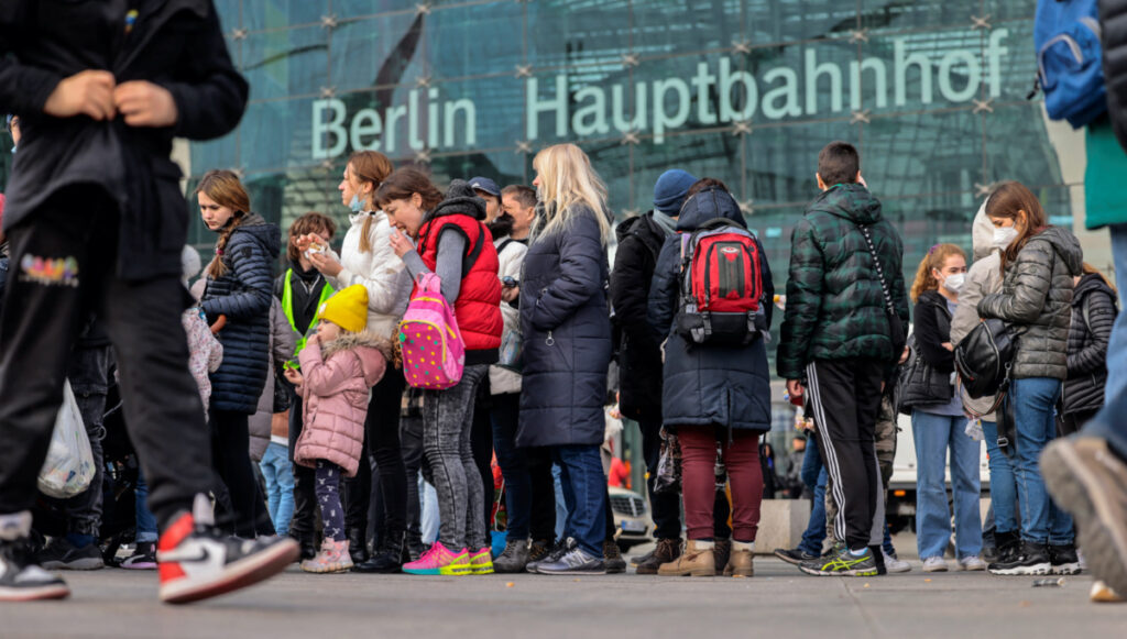 Germany Berlin Ukrainian refugees