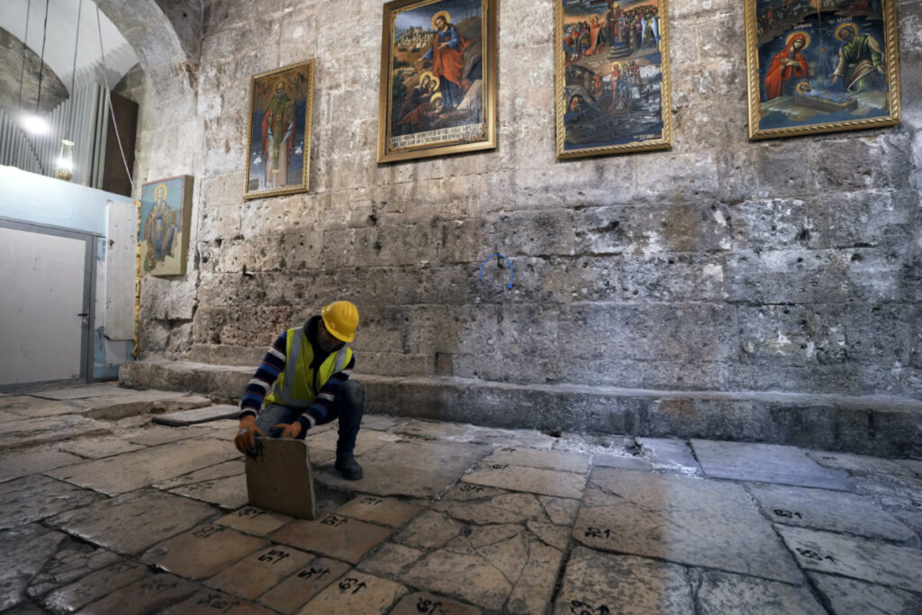 Jerusalem Church of the Holy Sepulchre restoration1