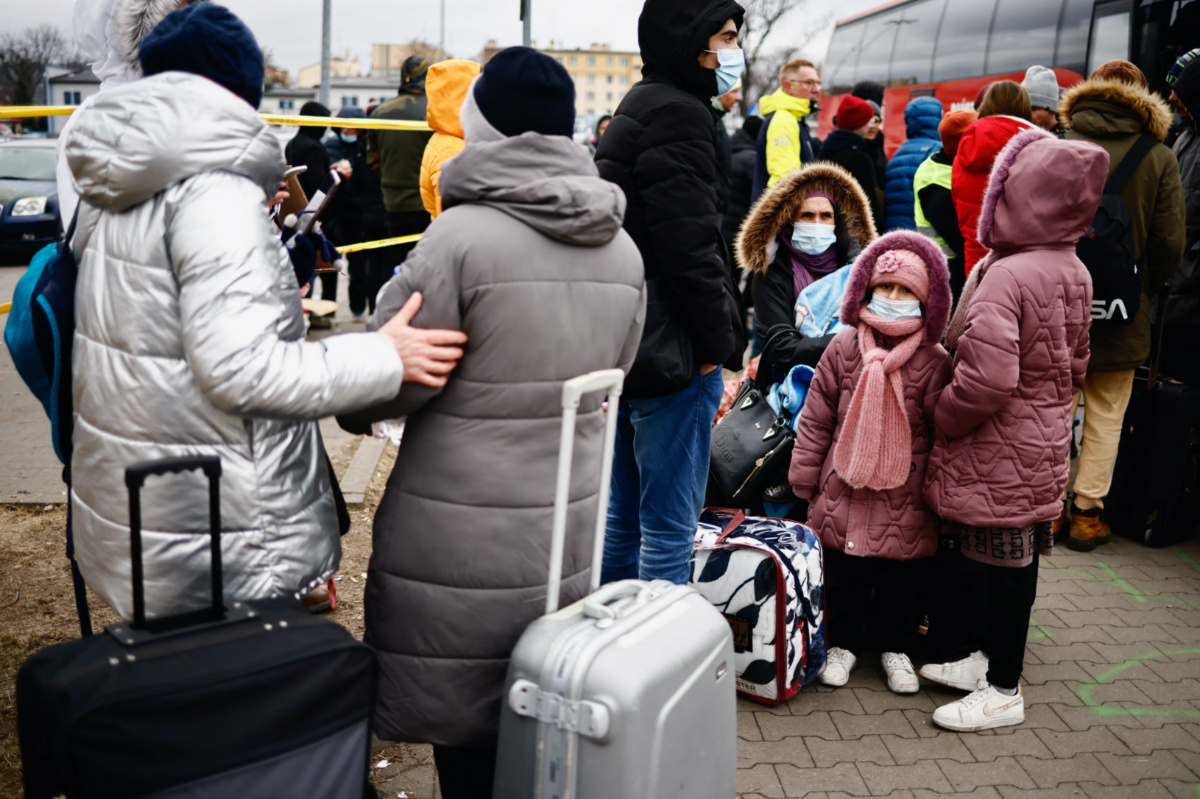 Poland people who have fled Ukraine