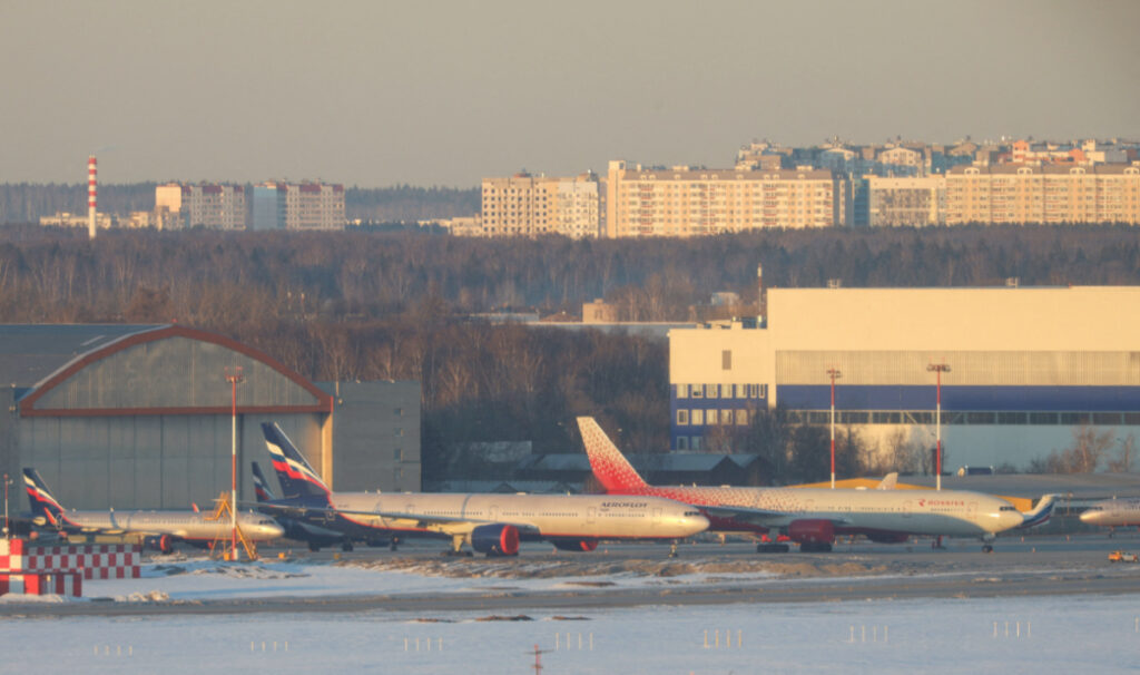 Russia Sheremetyevo International Airport planes