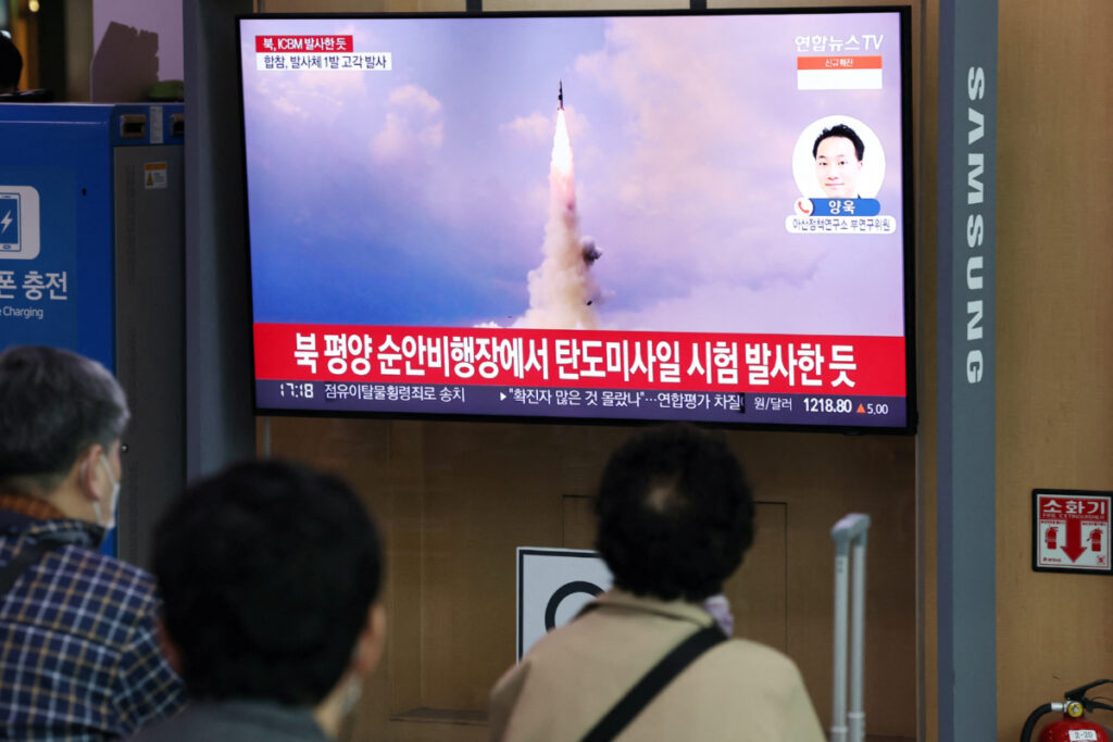South Korea Seoul watching missile launch