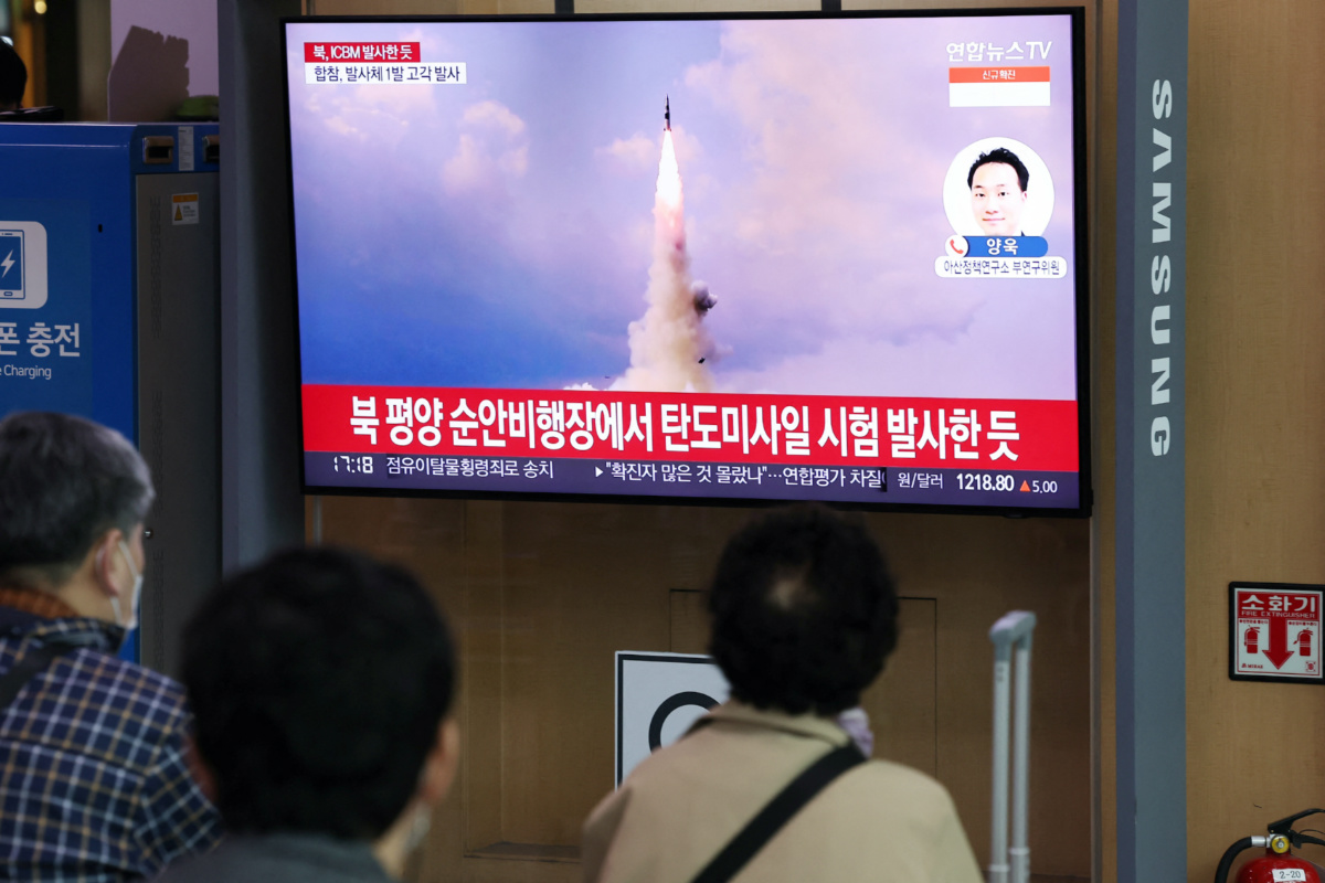 South Korea Seoul watching missile launch