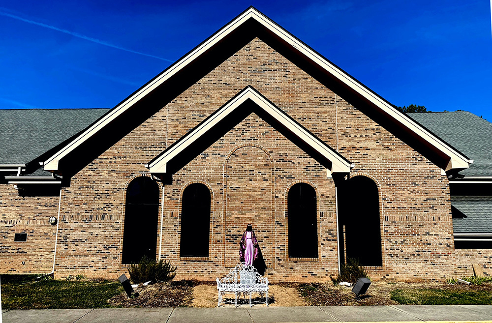 US Holy Cross Catholic Church in Durham North Carolina