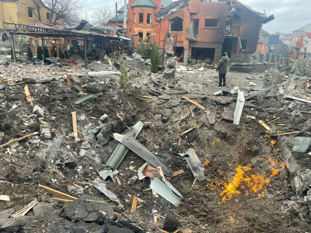 Ukraine Bila Tserkva bomb site