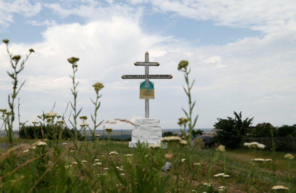 Ukraine Hrabove MH17 memorial