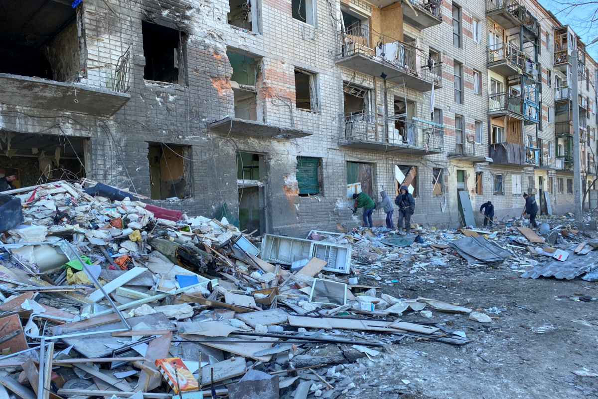 Ukraine Kharkiv destruction