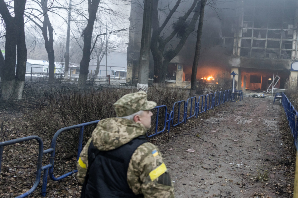 Ukraine Kyiv soldier