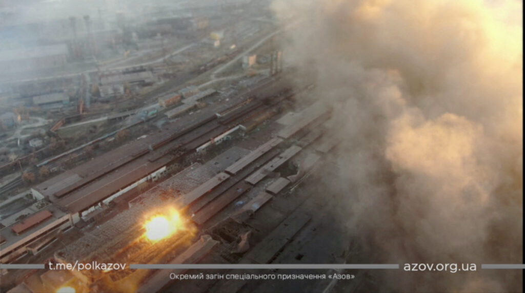 Ukraine Mariupol air strikes