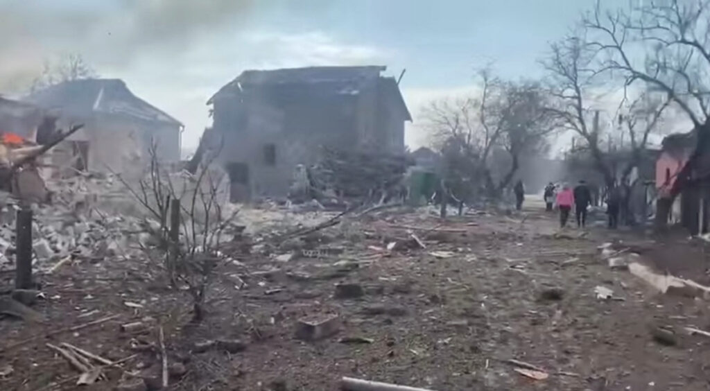 Ukraine Mariupol shelling damage