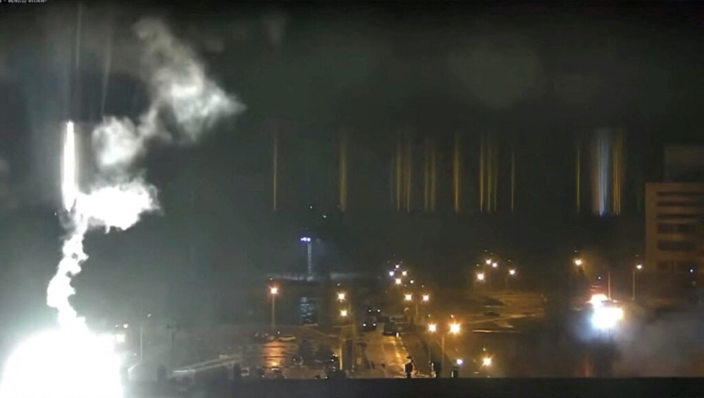 Ukraine Zaporizhzhia nuclear power fire