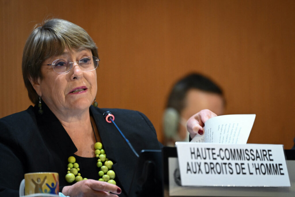 United Nations High Commissioner for Human Rights Michelle Bachelet 28 Mar 2022