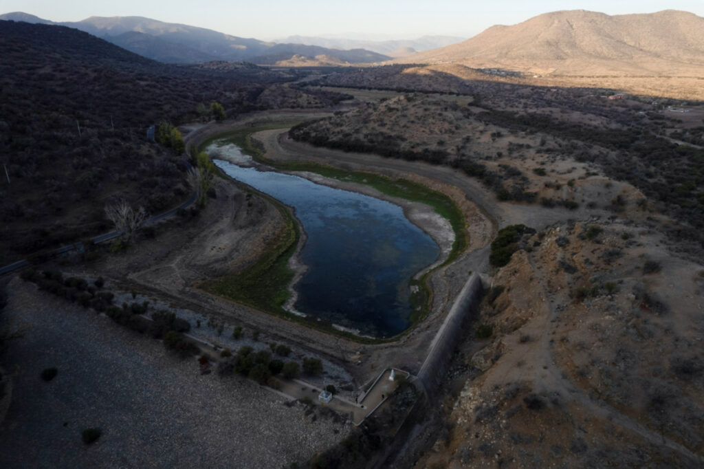Chile Rungue reservoir