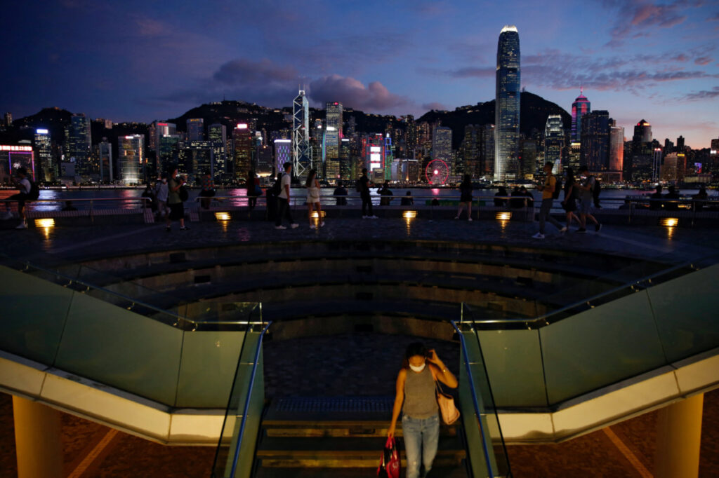 China Hong Kong skyline