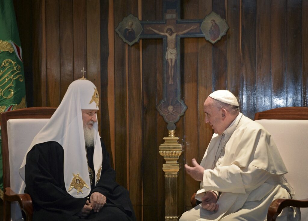 Cuba Patriarch Kirill and Pope Francis