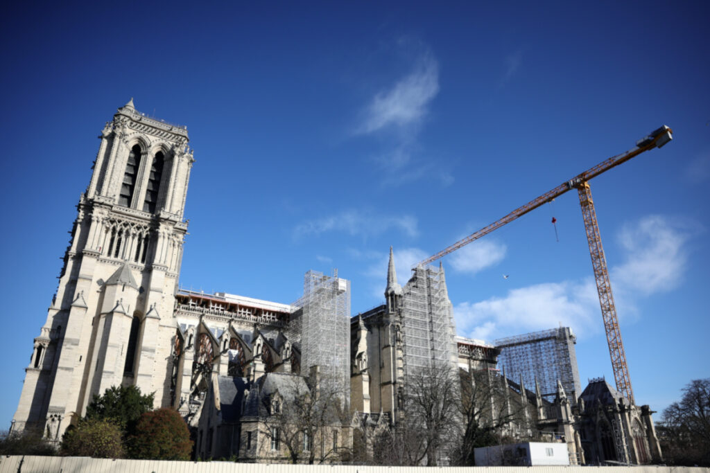 France Paris Notre Dame rebuild