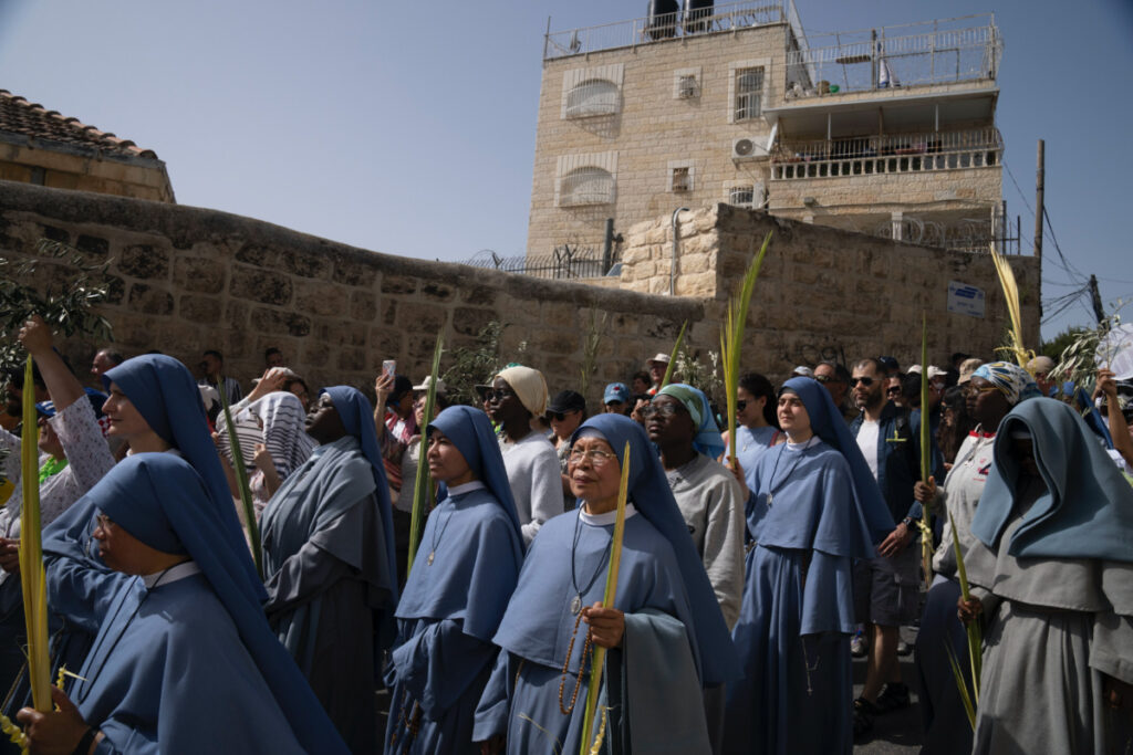 Jerusalem Mount of Olives Palm Sunday procession
