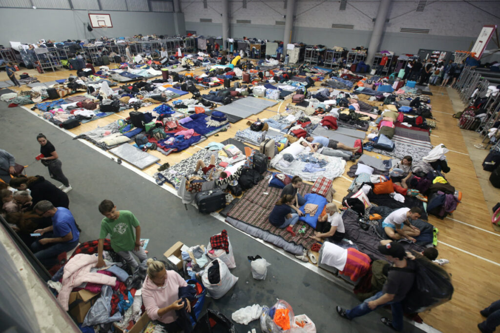 Mexico Tijuana migrant shelter