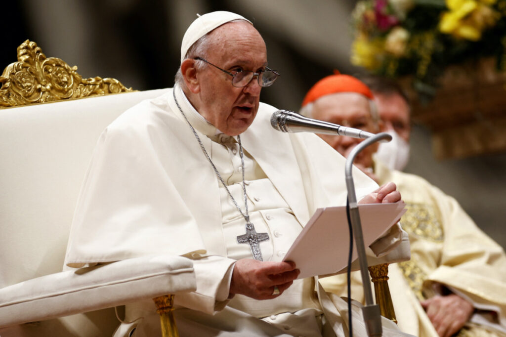 Pope Francis Easter vigil 2022