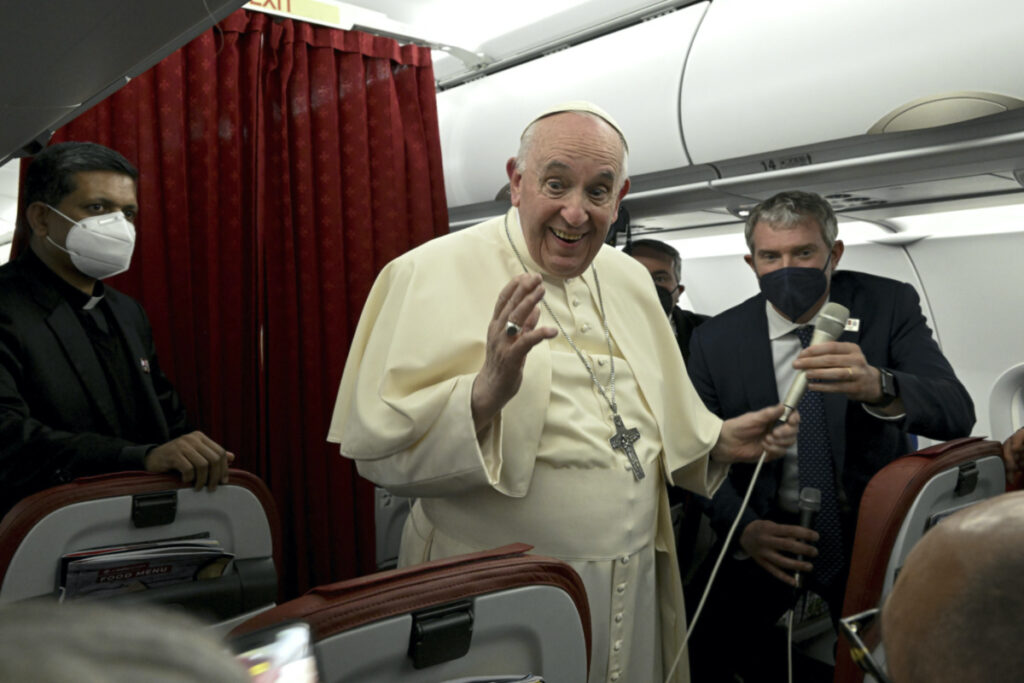 Pope Francis Papal plane