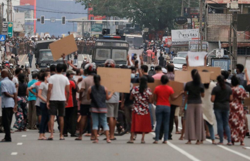 Sri Lanka Colombo protests