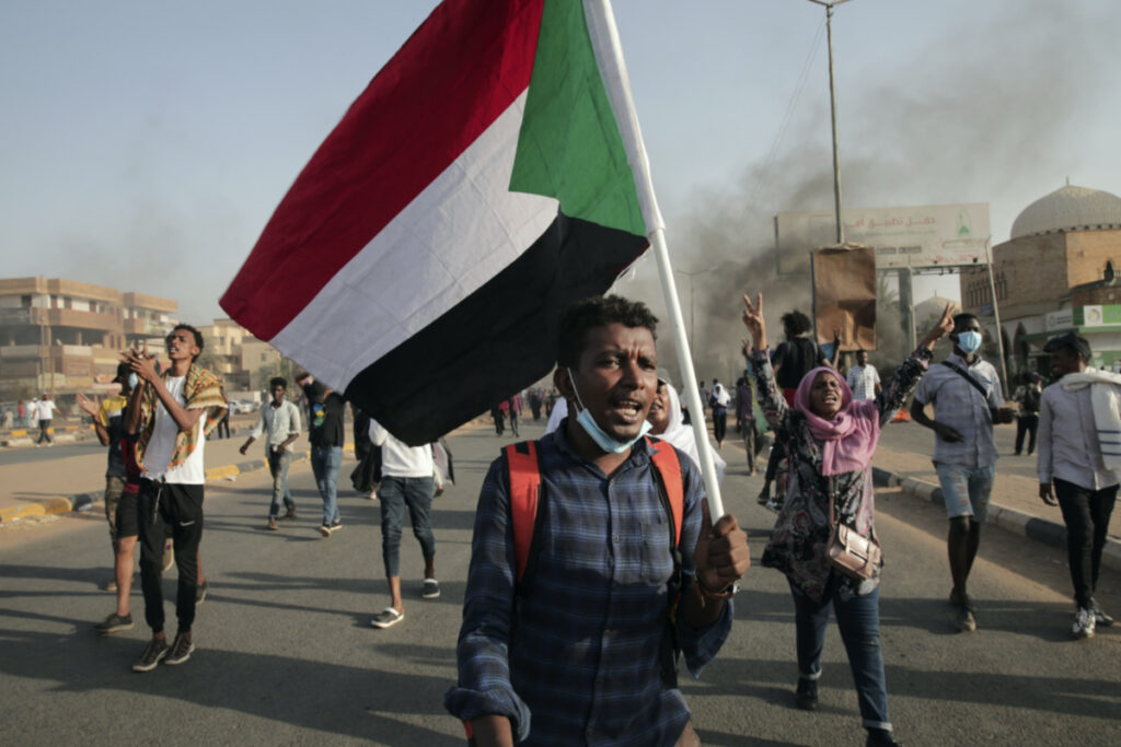 Sudan Khartoum protest April 2022