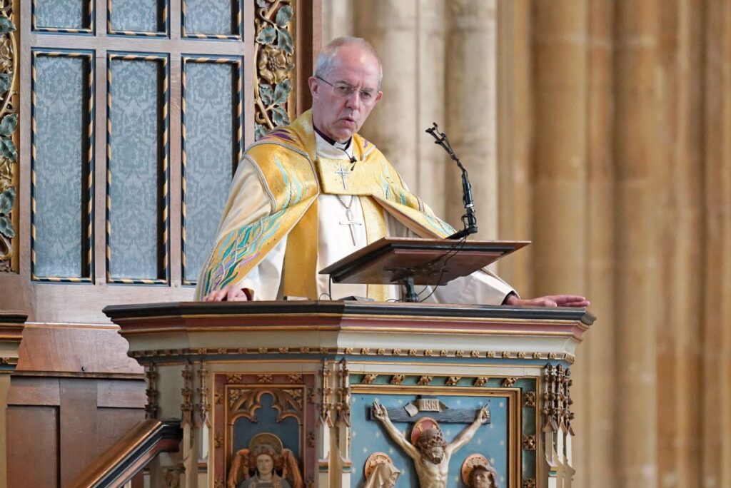 UK Easter Sunday Archbishop of Canterbury