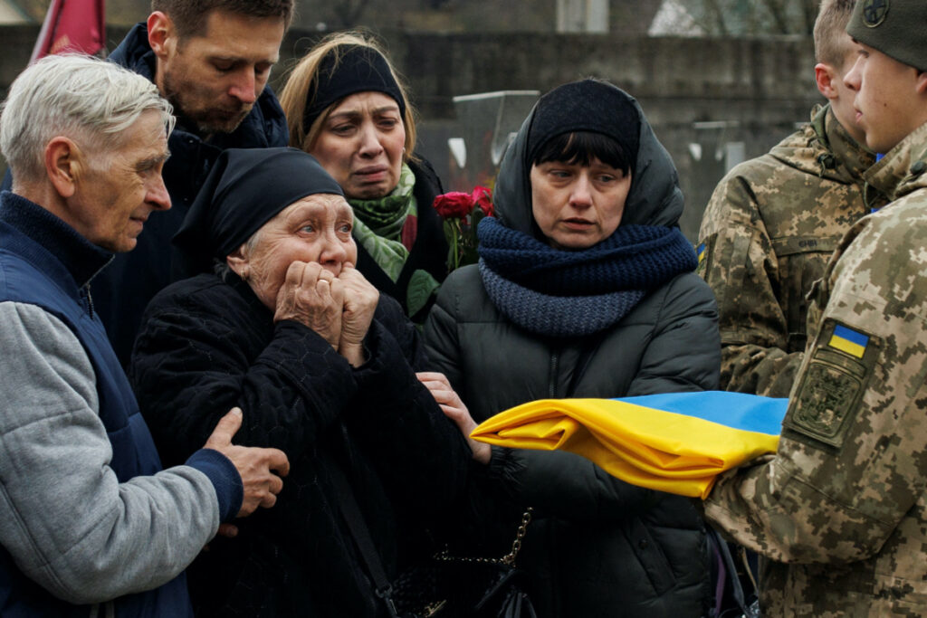 Ukraine Lviv funeral