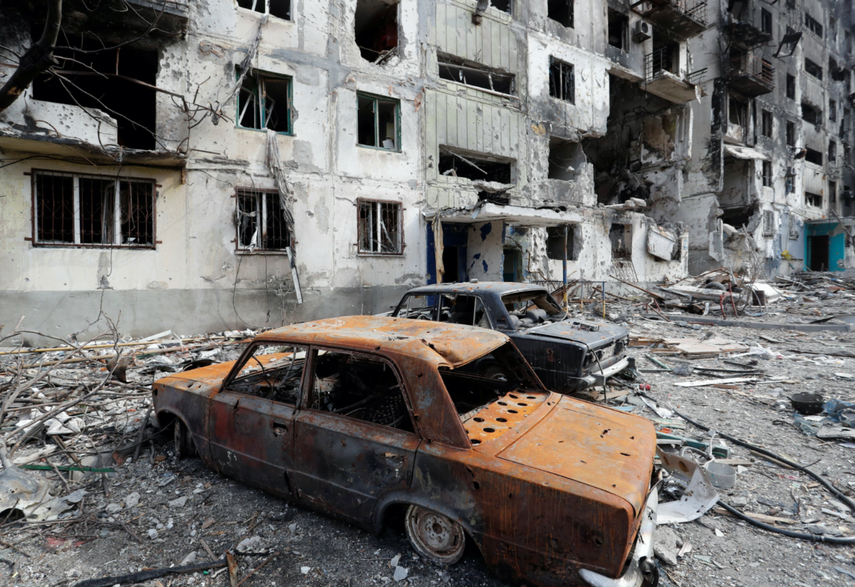 Ukraine Mariupol destruction