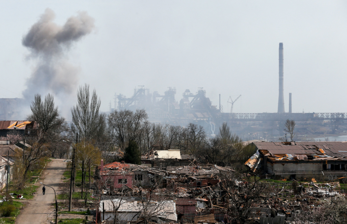 Ukraine Mariupol steelworks