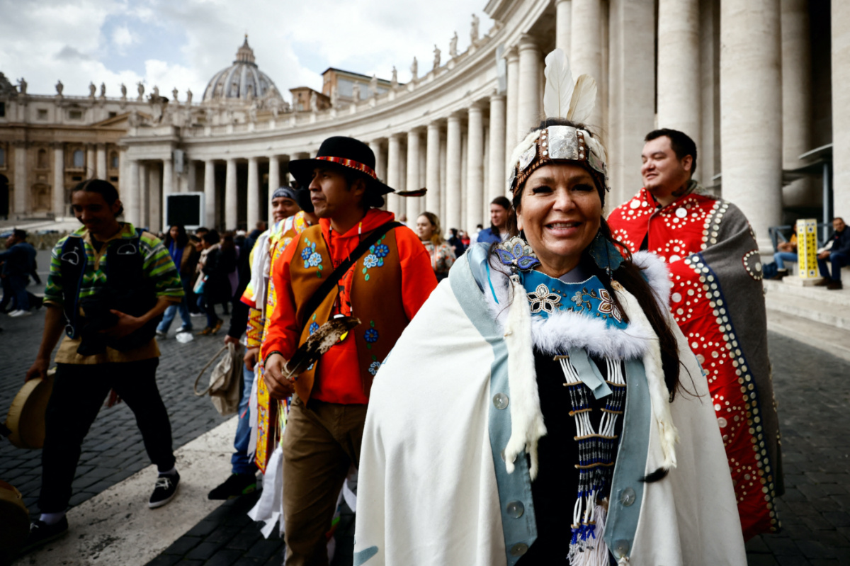 Vatican Canada Indigenous delegation