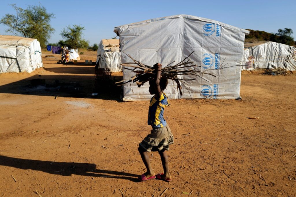 Burkina Faso IDP camp