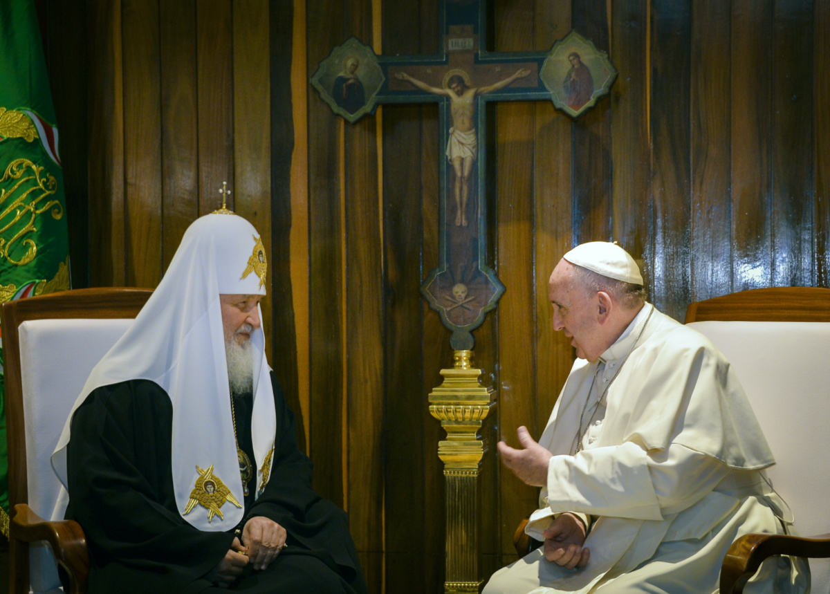 Patriarch Kirill and Pope Francis 2016