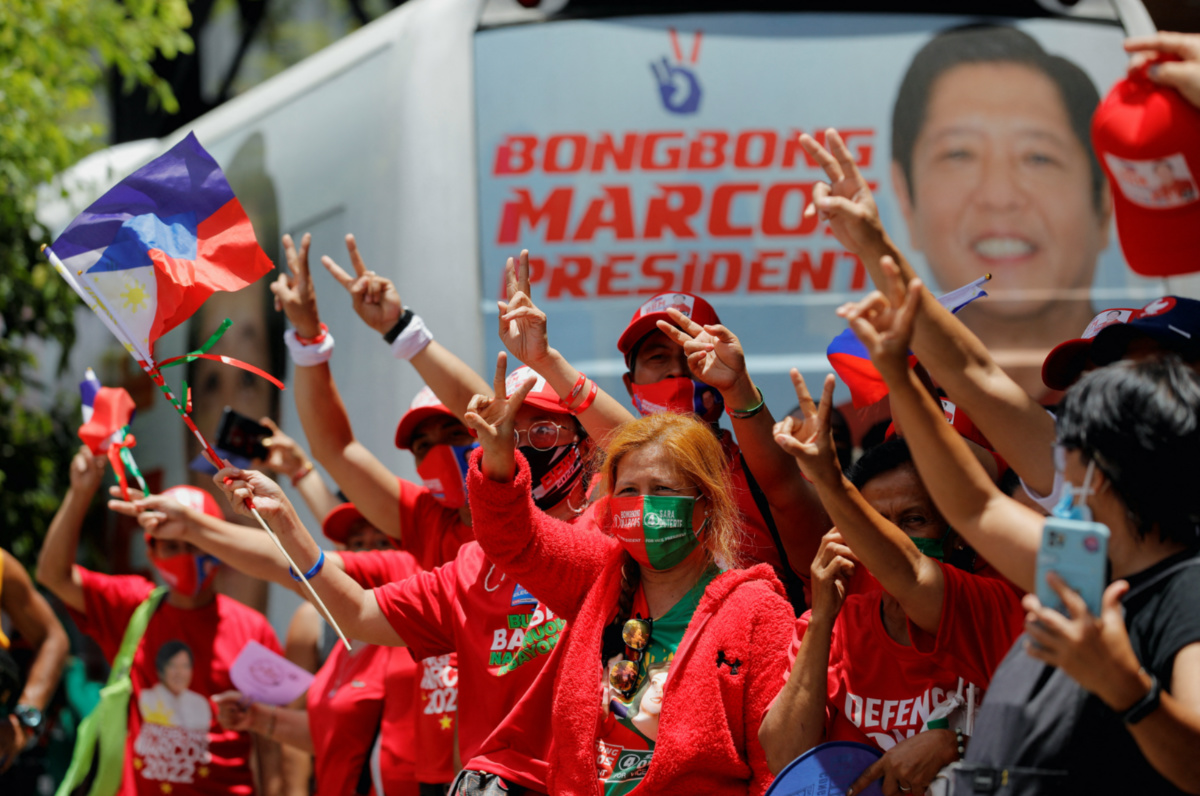 Philippines Marcos supporters