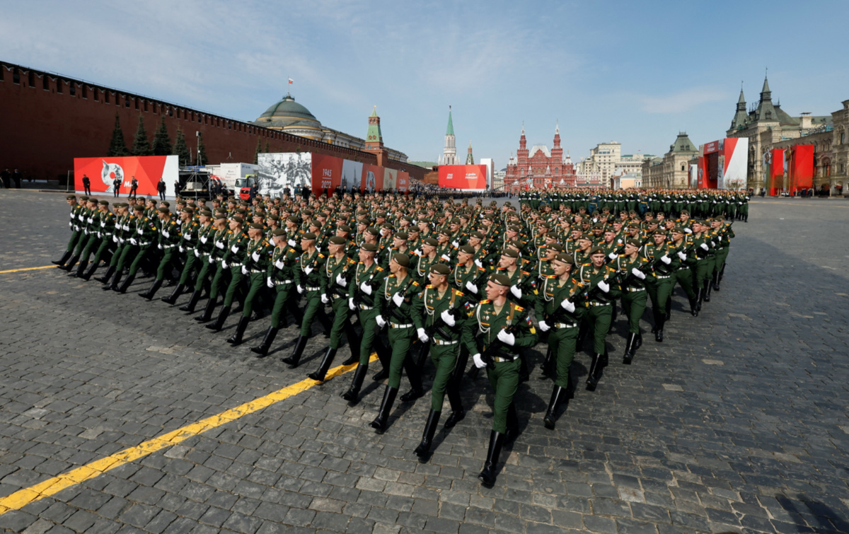 Russia Moscow Victory Day Parade rehearsal