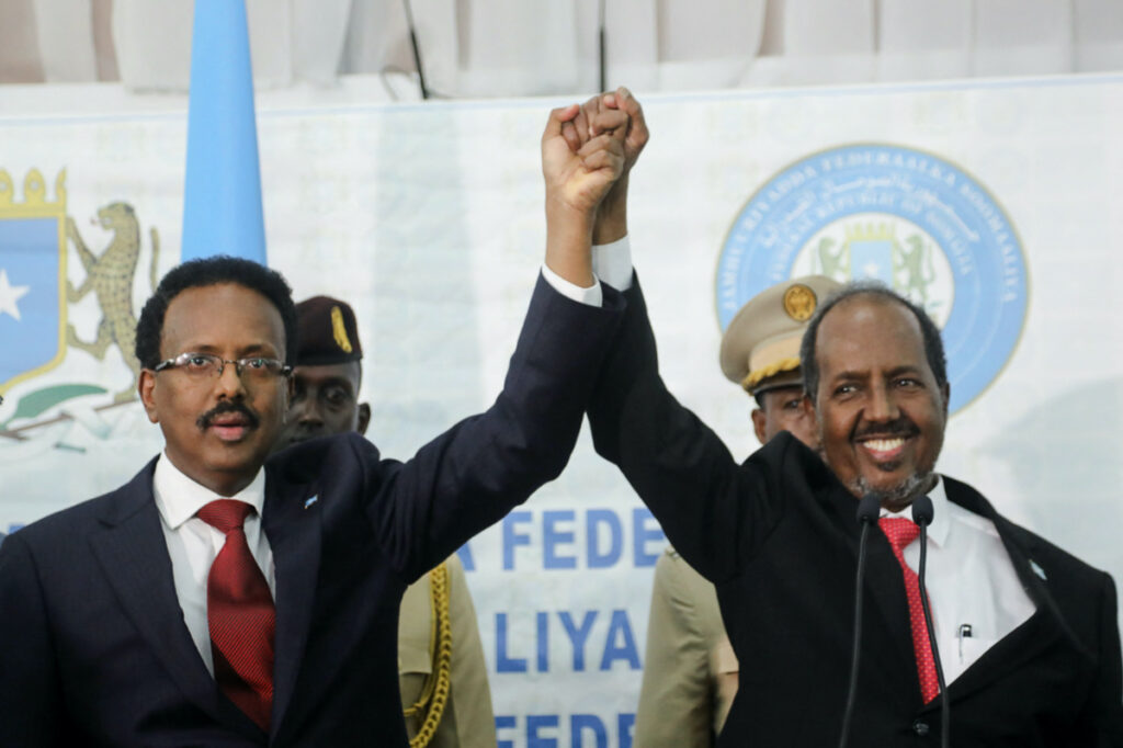Somalia Hassan Sheikh Mohamud and Mohamed Abdullahi Mohamed
