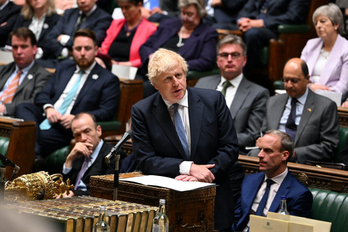 UK House of Commons Boris Johnson