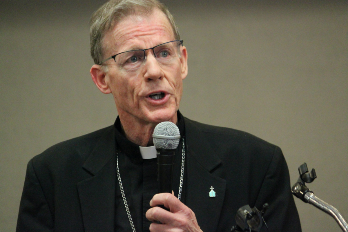 US Archbishop John C Wester head of the Archdiocese of Santa Fe