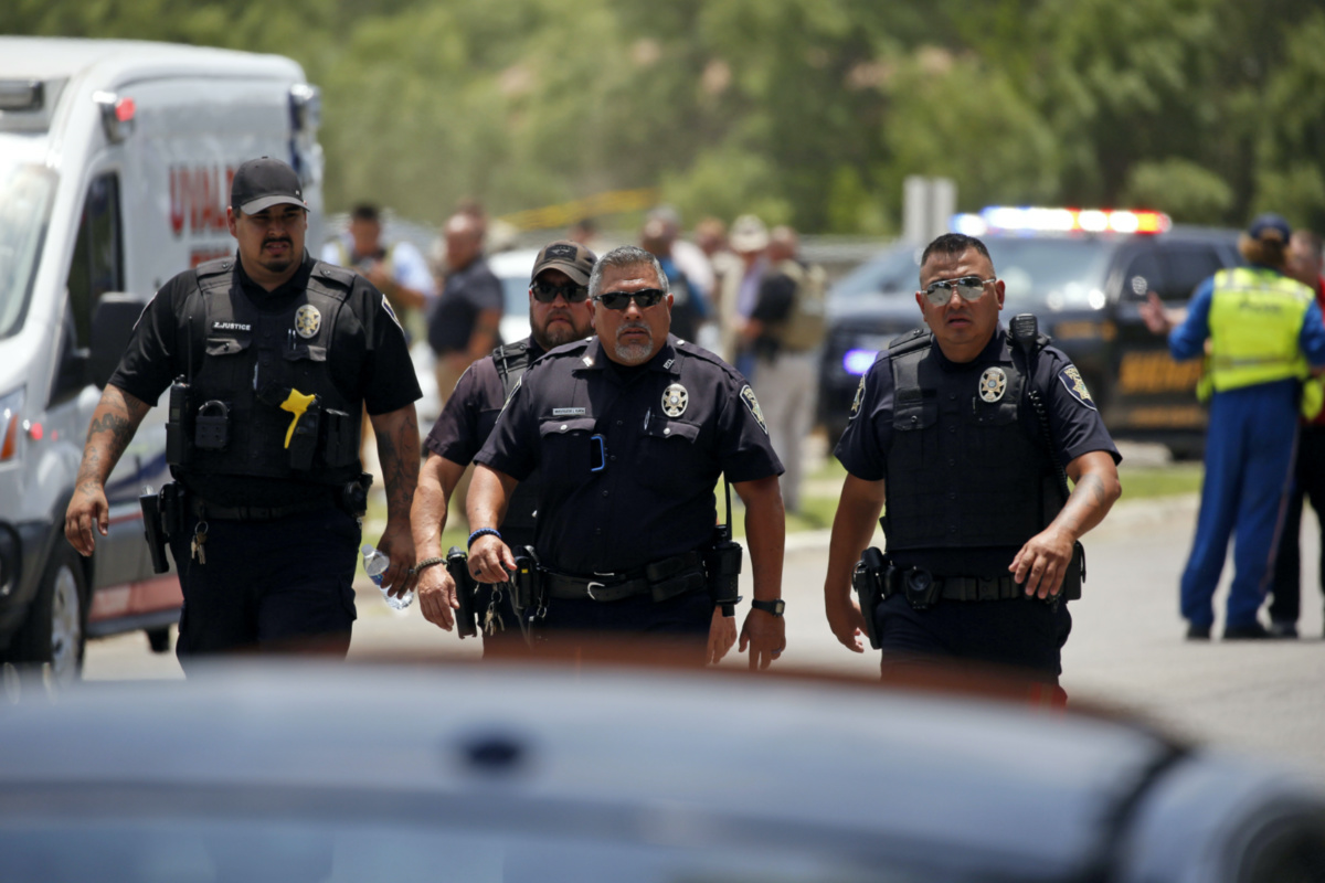 US Texas Robb Elementary School shooting police