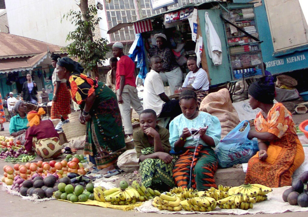 Uganda roadside market